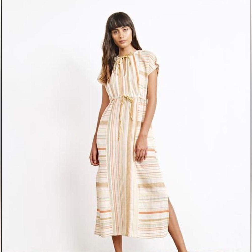 ace & jig Isla Dress in Ray Size small cotton long maxi turnaround dress spring